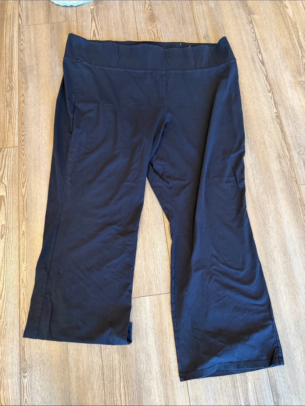 Livi Active Black High-Rise Wide-Leg Yoga Pants